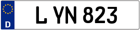 Truck License Plate